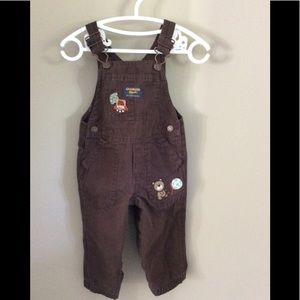 Oshkosh Brown Soccer Overalls
